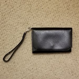 Nordstrom Black Wallet Wristlet